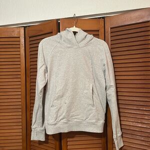 lululemon athletica Light Gray Hoodie